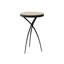 Tripod Table w/Grey Marble Top-Sm