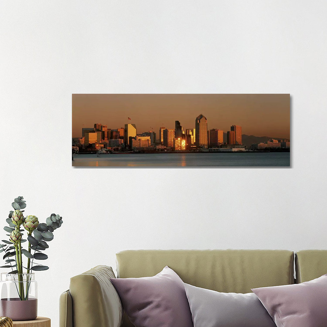 San Diego Skyline At Sunset