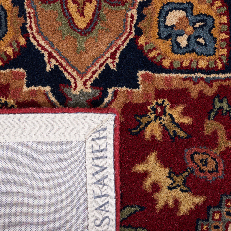 Tapis oriental en laine touffeté à la main Balthrop, Tapis de couloir 2 pi 3 po x 14 pi
