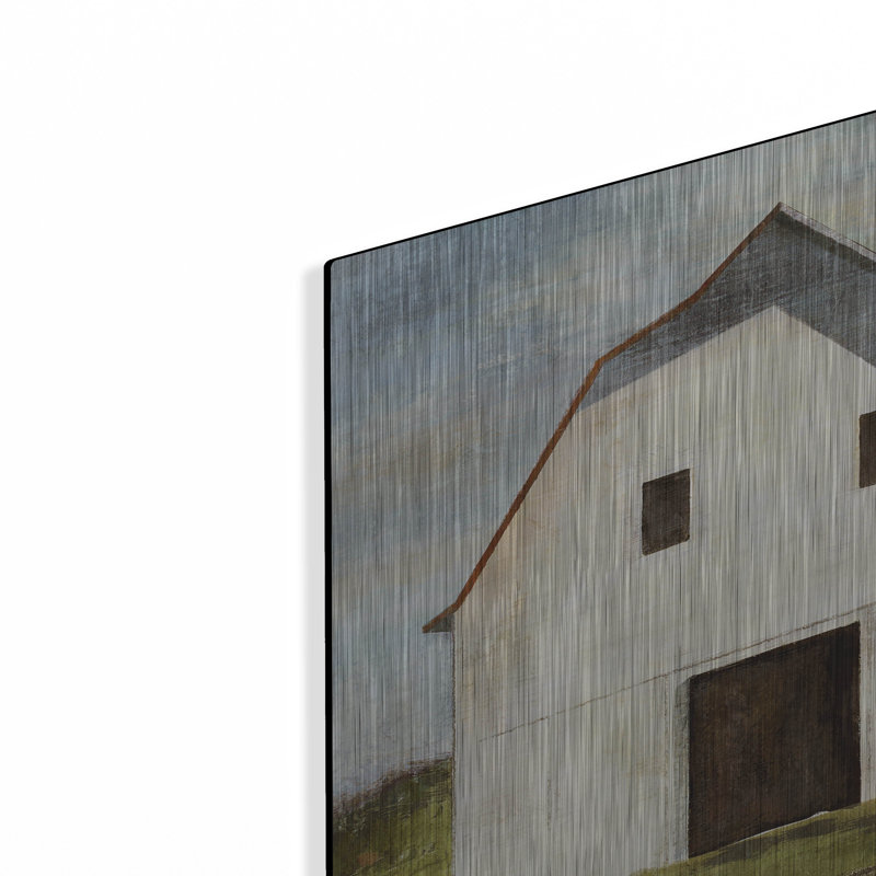 «Hay Barn» par Suzanne Nicoll, H 12 po x l 12 po