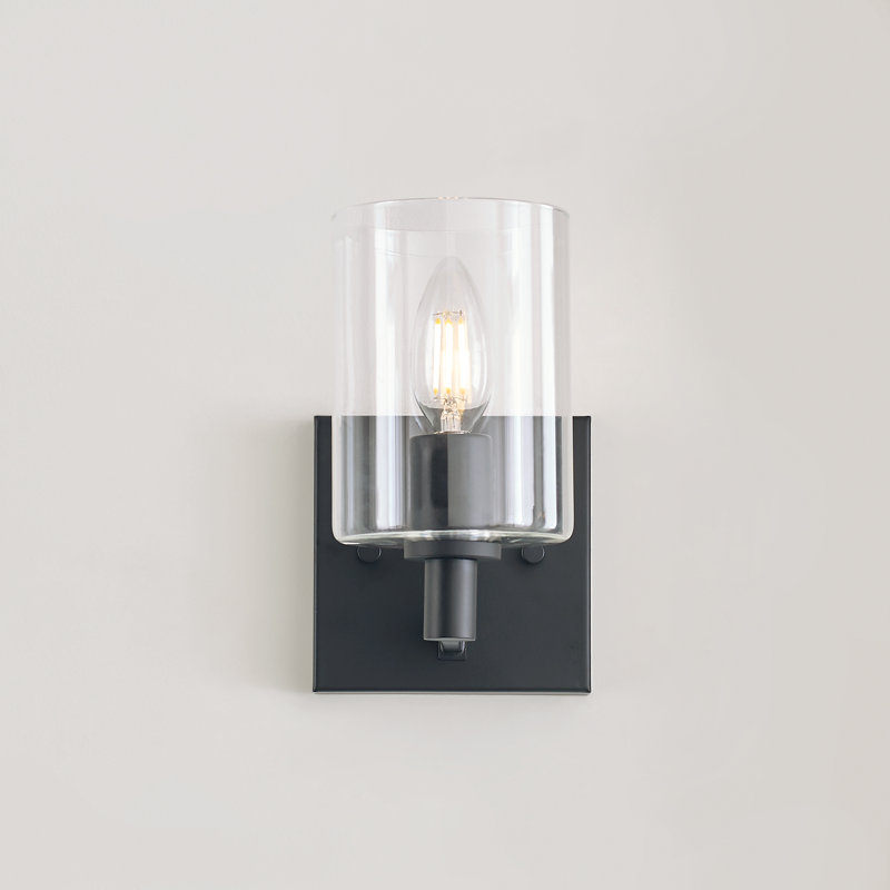 Fullton 1 - Light Bath Sconce, Midnight Black
