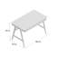 Marcello Solid Wood Base Writing Desk-28249918-28249913