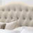 Tufted Upholstered Headboard, Solid Wood Head Board with Wood Legs, Adjustable Height Bed headboard from 37” to 51” Fabric Headboard in Modern Button Design-2112598732-2086937103