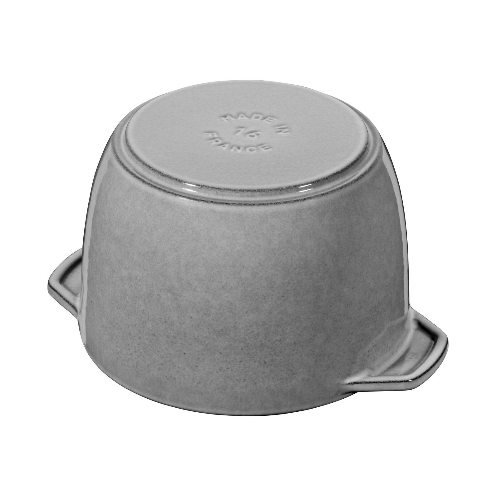 Staub Cast Iron Petite French Oven, Graphite Gray, .77 quarts