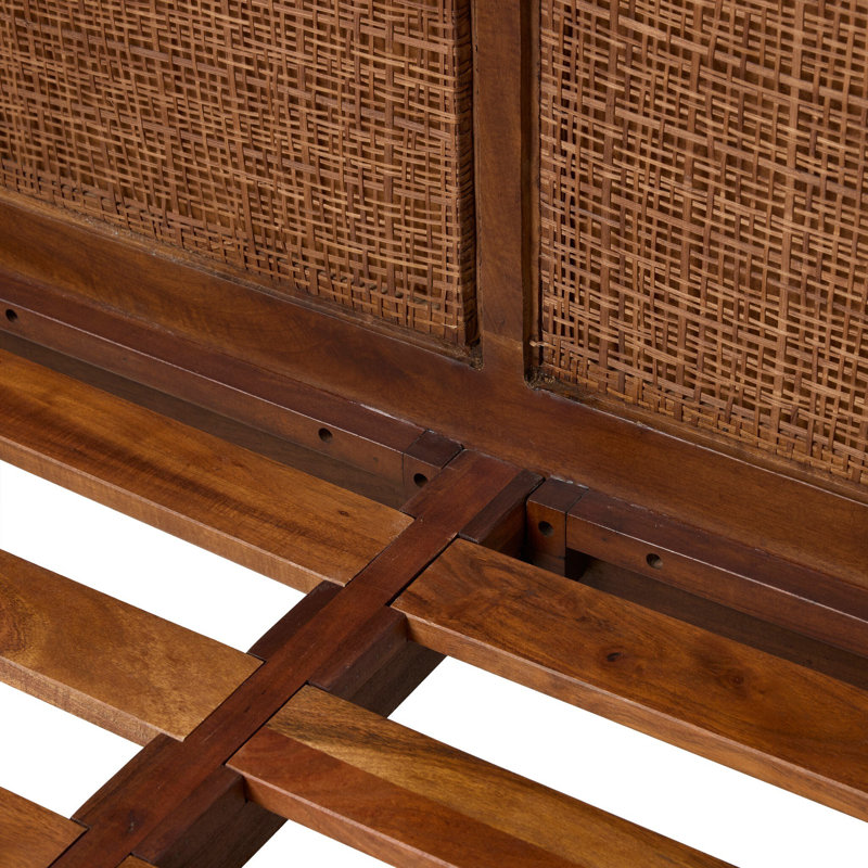 Sondo Solid Wood Bed, Queen