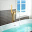 Robinet de baignoire monocommande à fixation au sol avec douche à main-82601659
