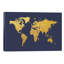 Gold Foil On Denim by Michael Tompsett - Print on Canvas-50002333-101410368