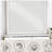 Cathia weathered white mirror surface