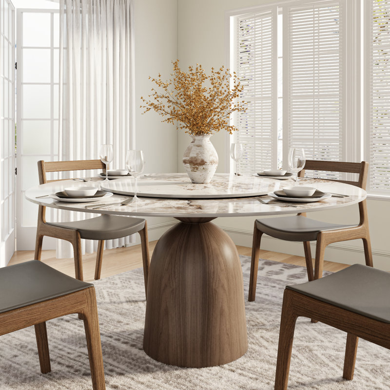Table de salle à manger Amberly, Pandora, H 29,52 po x L 59,05 po x l 59,05 po