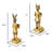 8.75'' H Resin Tabletop Candle Accessories