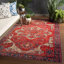 Tapis de couloir damassé ivoire / rose Jaipur Living Regal (2 pi 6 po x 8 pi)-730293170