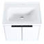 Ensemble de meuble-lavabo blanc 60 po avec lavabo et rangement