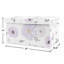 Boîte à jouets aquarelle florale-50640158