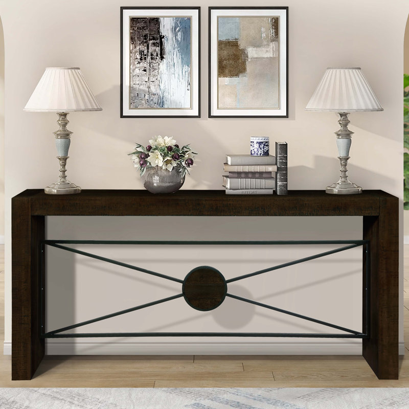 Console en bois, Espresso antique