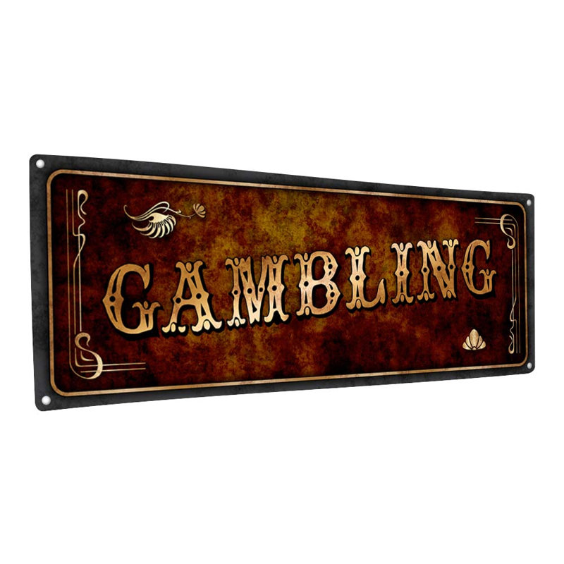 Entertainment Wall Decor on Aluminum, 11.5" H x 31" W x 0.04" D