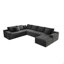 Siège modulaire modulaire pour canapé, canapé rembourré compressé, aucun assemblage requis, combinaison gratuite de 4 pièces-1863669425-1863669429