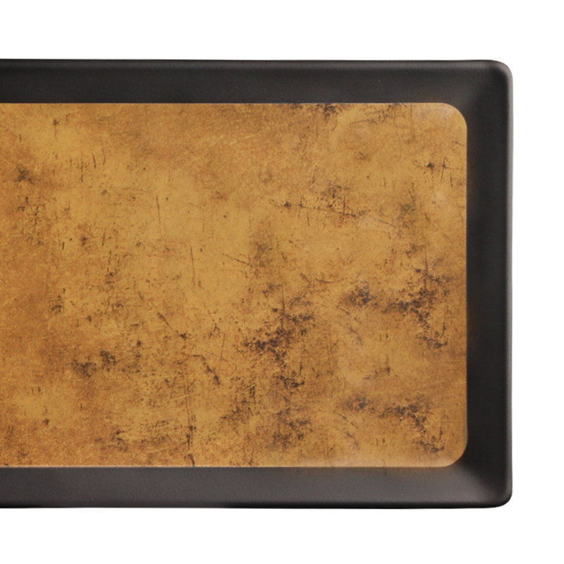Plateau en mélamine Kobe, Or, H 0,5 po x l 20,75 po x P 6,38 po