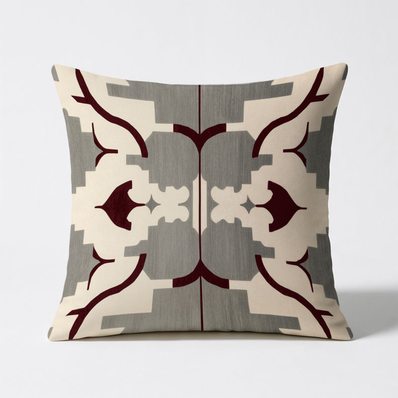Spatial Rhythms Indoor And Outdoor Throw Pillow, Square 20"