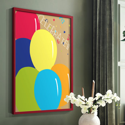 Celebrate Framed Print - Solid Wood