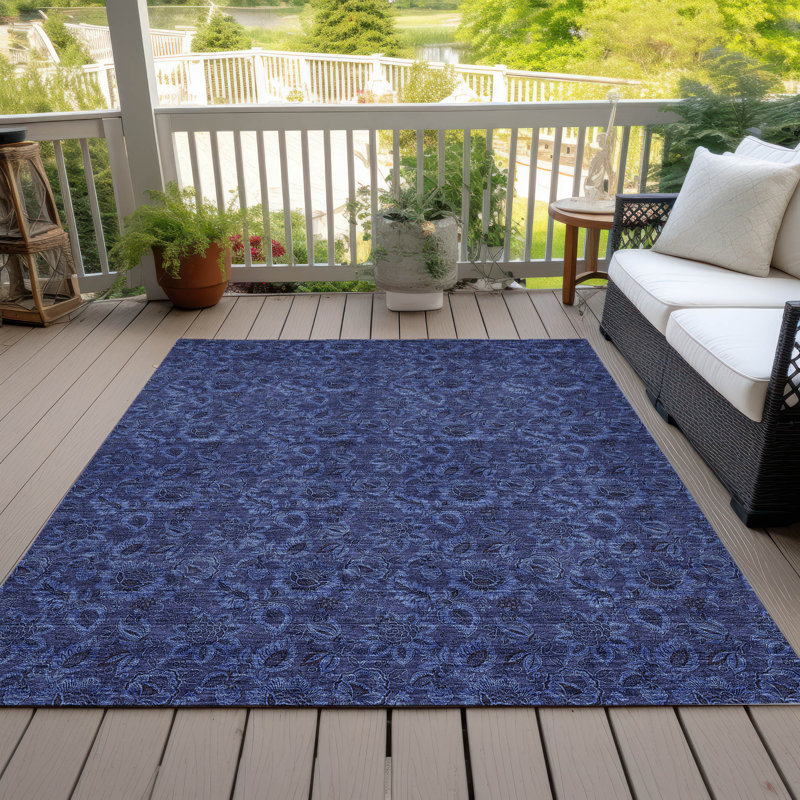 Tapis intérieur / extérieur Ayush, Rectangle 8 pi x 10 pi