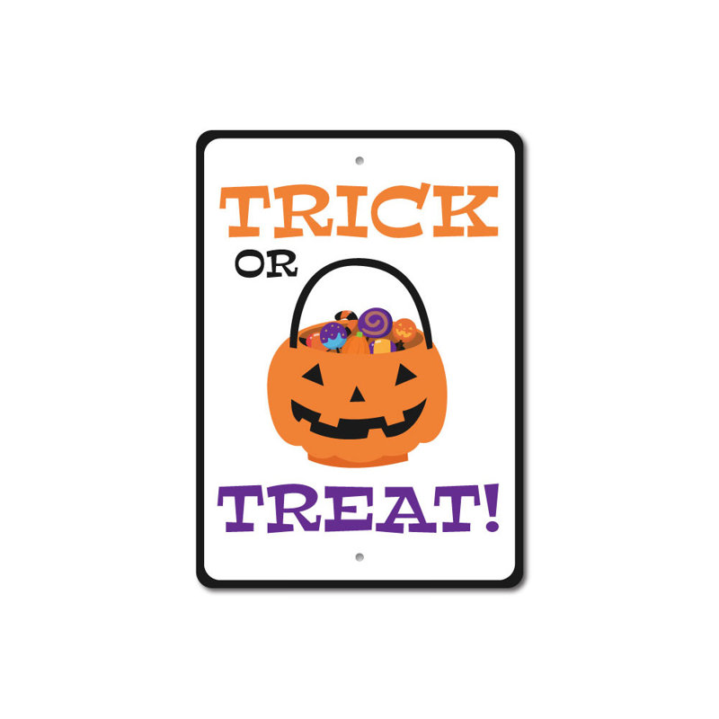 Plaque d'Halloween, H 18 po x l 12 po x P 0,06 po