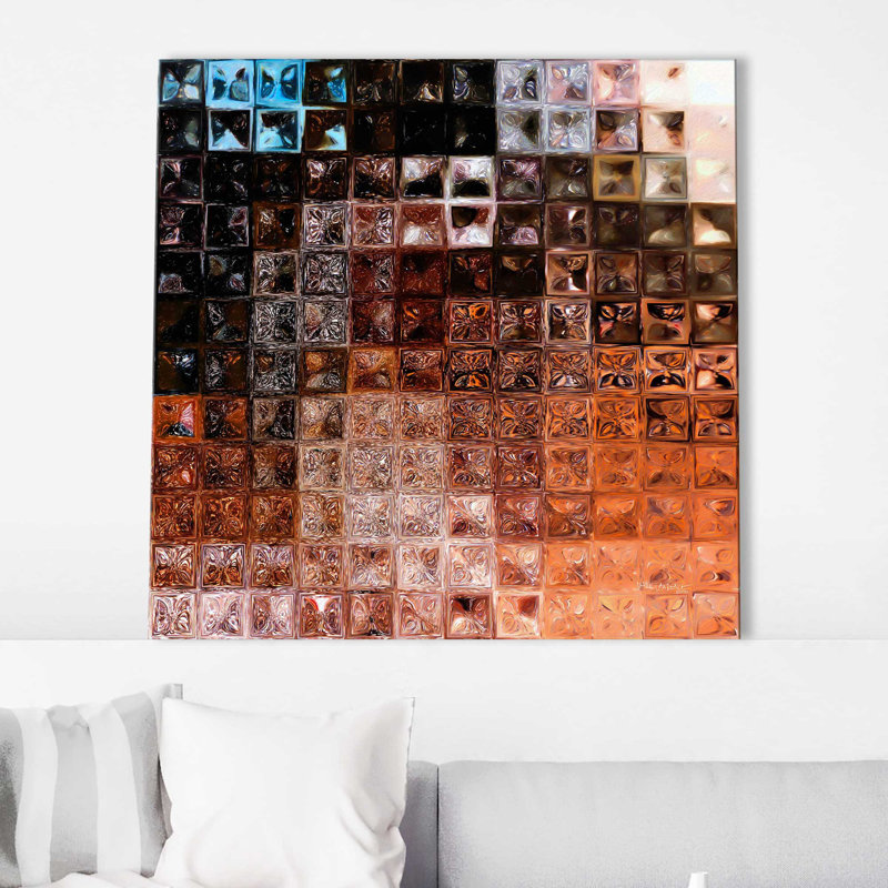 Psaume 27: 3 «Be Confident» par Mark Lawrence - Peinture, Toile tendue, H 28 po x l 28 po x P 1,5 po