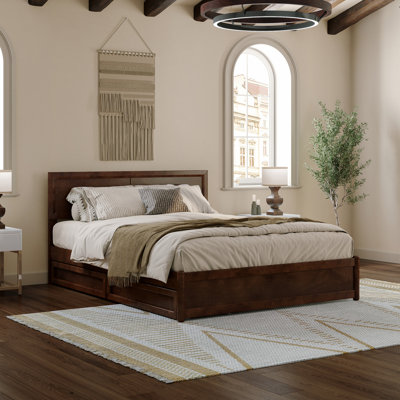Astley Wood Panel Storage Bed