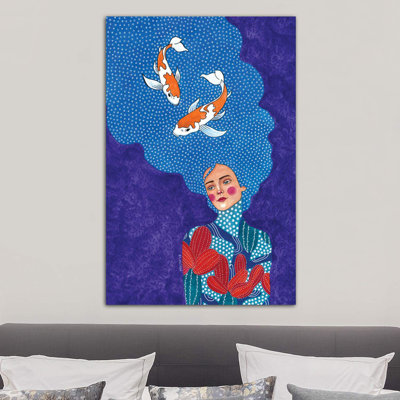 Giving Me A Reason To Stay by Hülya Özdemir - Wrapped Canvas Print