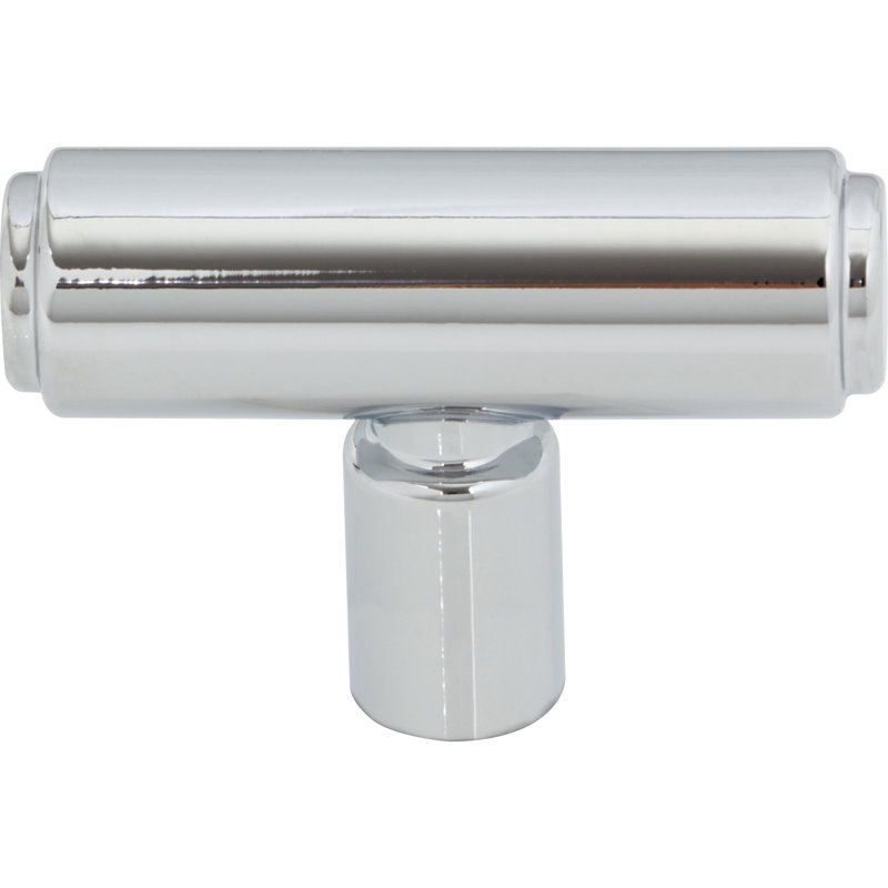 Clarence 2" Length Bar Knob, Polished Chrome