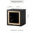 Modern Cube End Table With Open Shelf