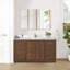 Meuble-lavabo simple 60 po avec plateau en pierre de quartz blanc Jakarta-1174282922-1193956000-1174282925