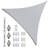 Colourtree Triangle Sun Shade Sail with Installation Hardware Kit-58148943-91533376