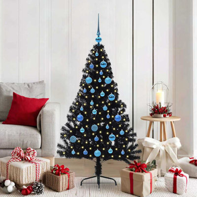 4.92' H Lighted Artificial Christmas Tree