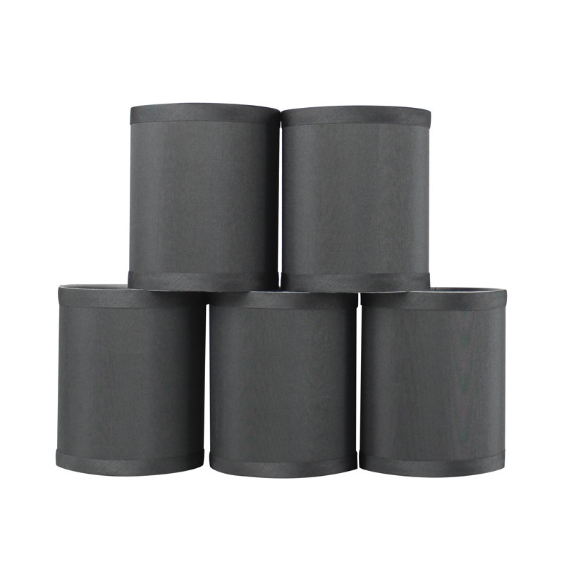 4.75'' H Silk Drum Lamp Shade, Gray