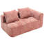 Couches de salon en chenille rose - Poupée en coton et sacs de printemps élégants-1664442747