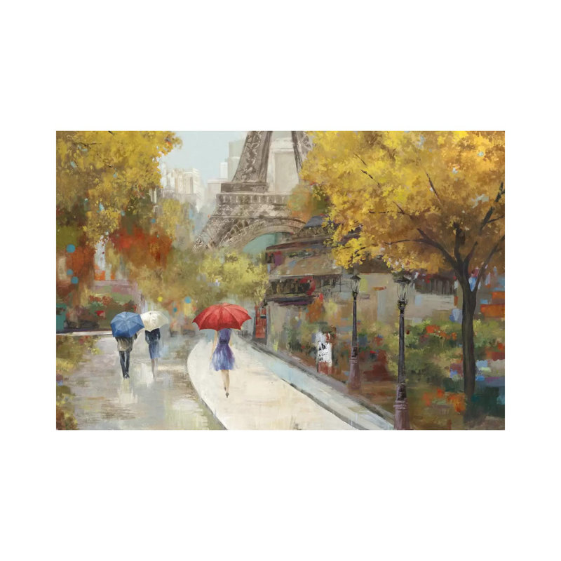 Amant De Marche by Allison Pearce - Painting on Canvas, Wrapped Canvas, 20.32 cm H x 30.48 cm W
