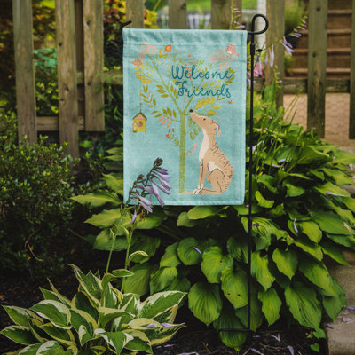 Welcome Friends 2-Sided Polyester 15 x 11 in. Garden Flag