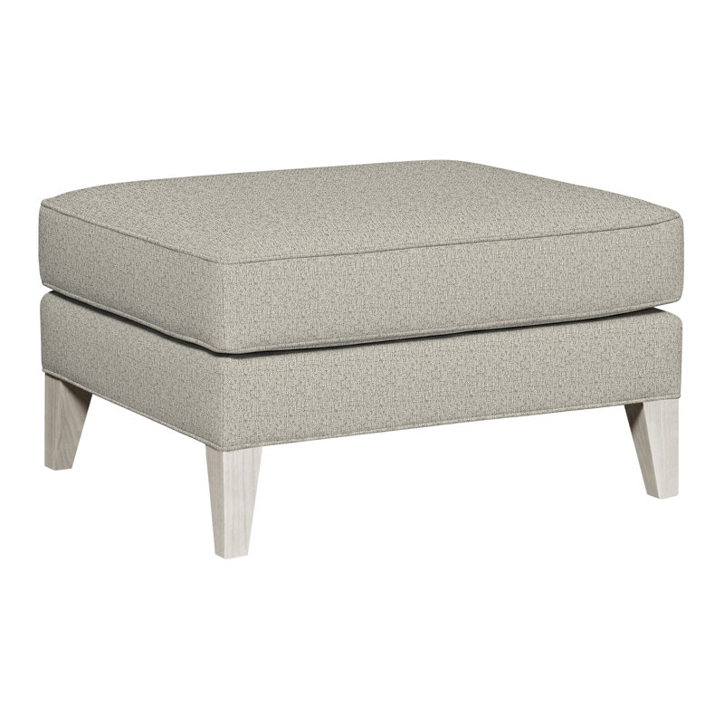 Burlingame Upholstered Ottoman, Casa Blanca, Tuck Metal
