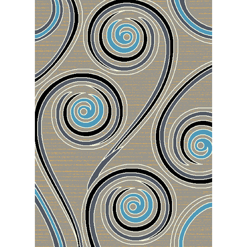 Littell Abstract Indoor Rug, Rectangle 5' x 7'