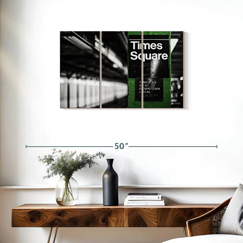 Romber Times Square Subway - vert, H 20 po x l 33 po