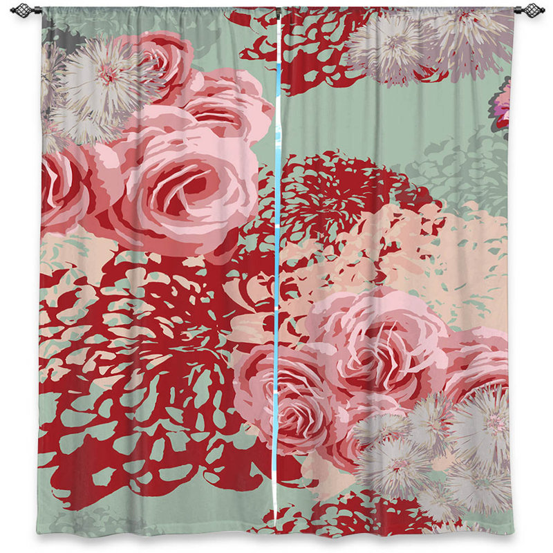 Room Darkening Curtain Pair, 20" W x 52" L