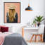Blonde Cowgirl Back View Framed Giclee, design by The Prints Vibe-130757679-130757676