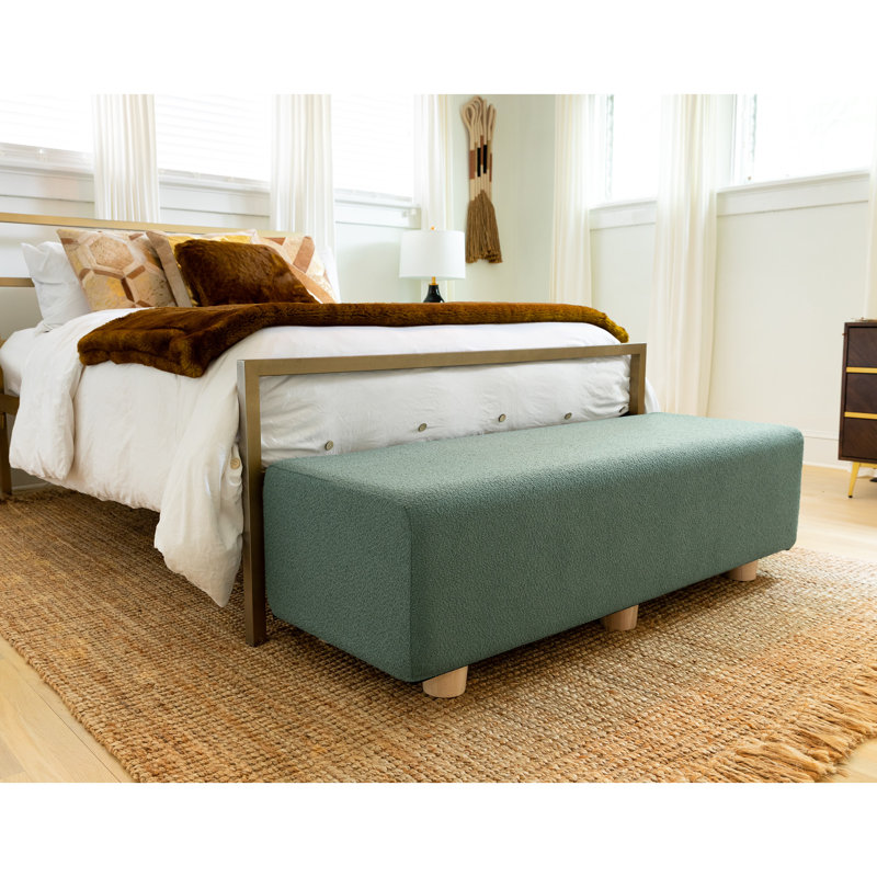 Caya 4-in-1 Large Queen/King Bed Bench, Giant Ottoman, Dining Bench, and Yoga and Massage Platform, 18" H  x 60" W x 22" D