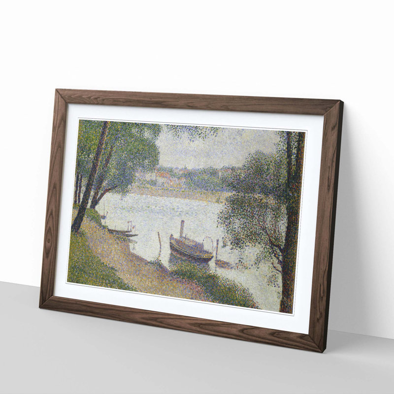 Georges Seurat - Single Picture Frame Painting, Walnut