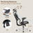 Big and Tall Ergonomic Mesh Office Chair with Adjustable Lumbar Support and Headrest