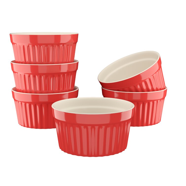 4-piece 6-ounce Custard Cup Set