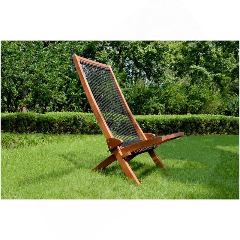 Chaise pliante en bois