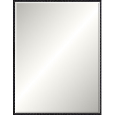 Antique Black Wave Signature Mirror