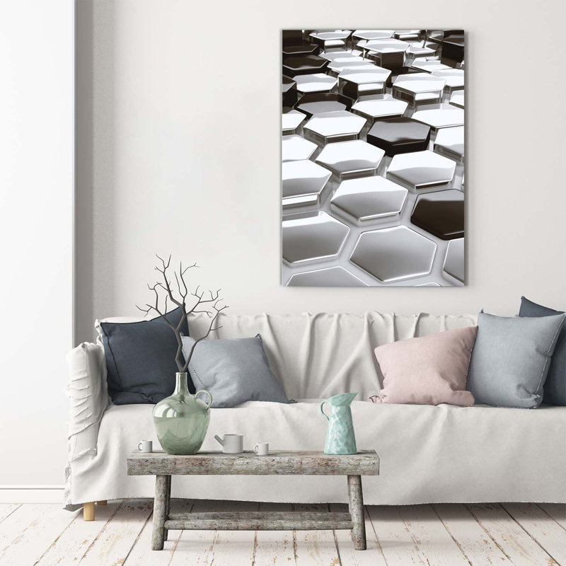 3D Abstraction - Wrapped Canvas Print