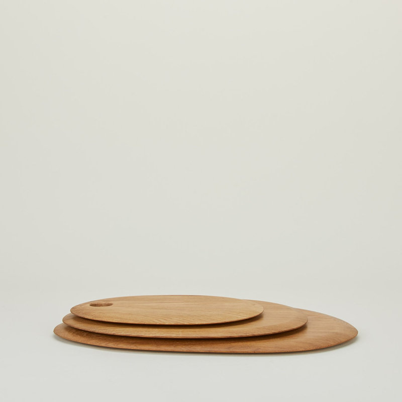 Pebble Cutting Board - Medium, 13.6" x 10.75", Brown